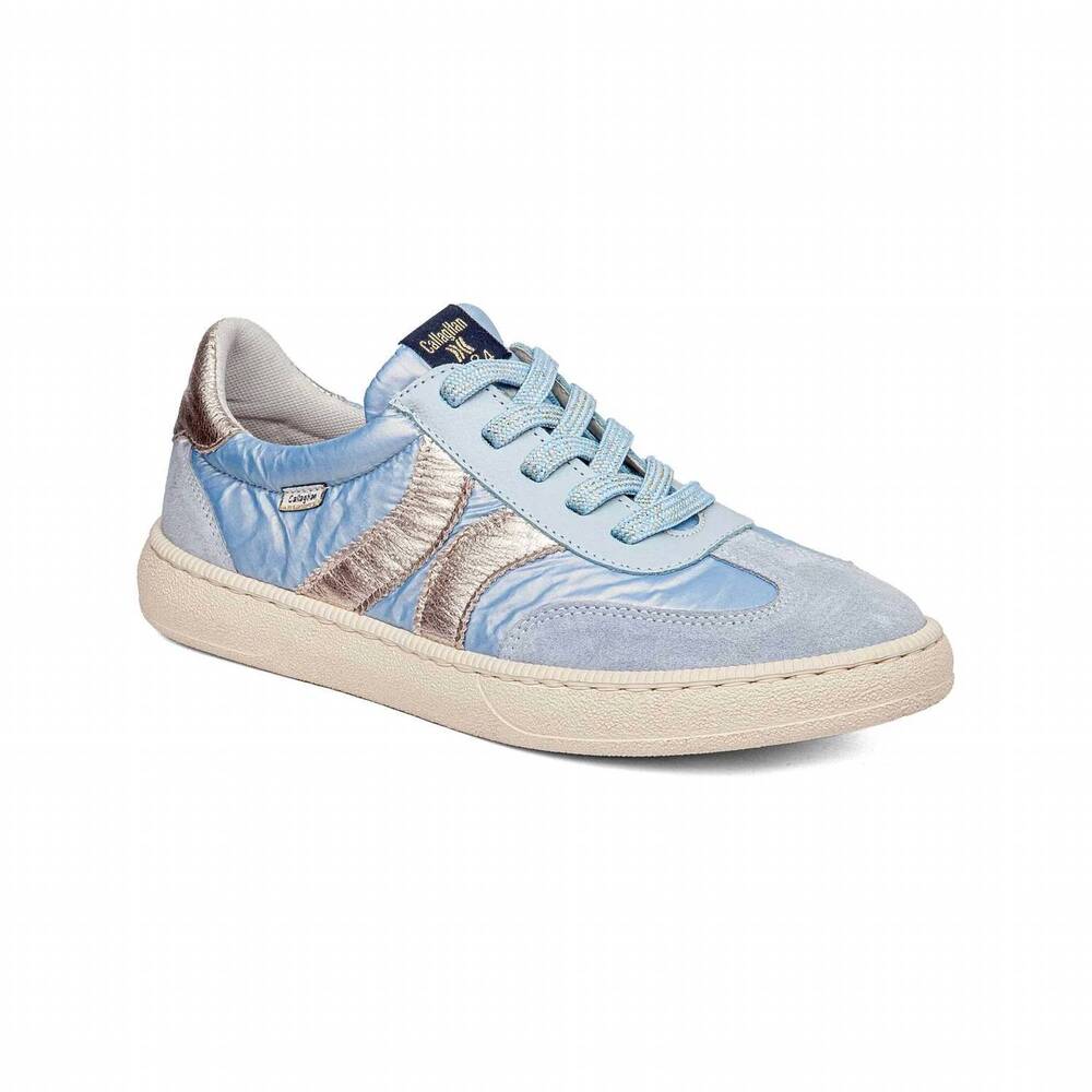 NEW CALLAGHAN women's 35000 lace-up sneaker in blue